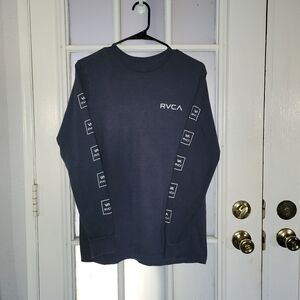 RVCA Navy Long Sleeve Shirt